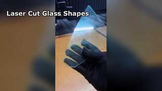 4mm F 녹색 유리 절단 불규칙한 모양