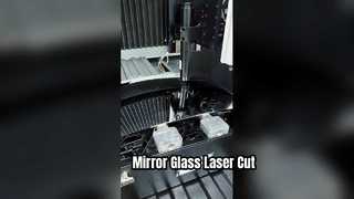 2mm 자동차 백미러 유리 레이저 절단