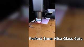 3mm 컬러 운모 유리 레이저 절단 사각형