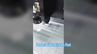 3mm 흰색 유리 레이저 절단 원형