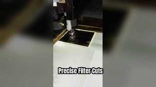 2mm 코팅 필터 레이저 절단 사각형