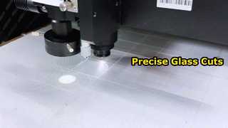 1mm 단면 젖빛 필름 흰색 유리 절단 원형