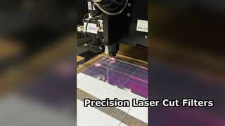 레이저 커팅 원형 1mm 양면 코팅 필터
