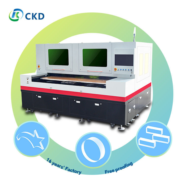 30-90W Precision CNC CO2 Laser Glass Cutting Machine with Splitting Laser Source