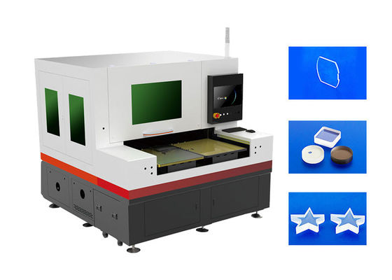 Dual-Table Laser Glass Cutter Cutting Speed 0-500mm/S Polygonal Glass Cutting Machine