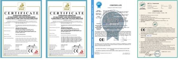 중국 Shandong Regiant CNC Equipment Co.,Ltd 인증